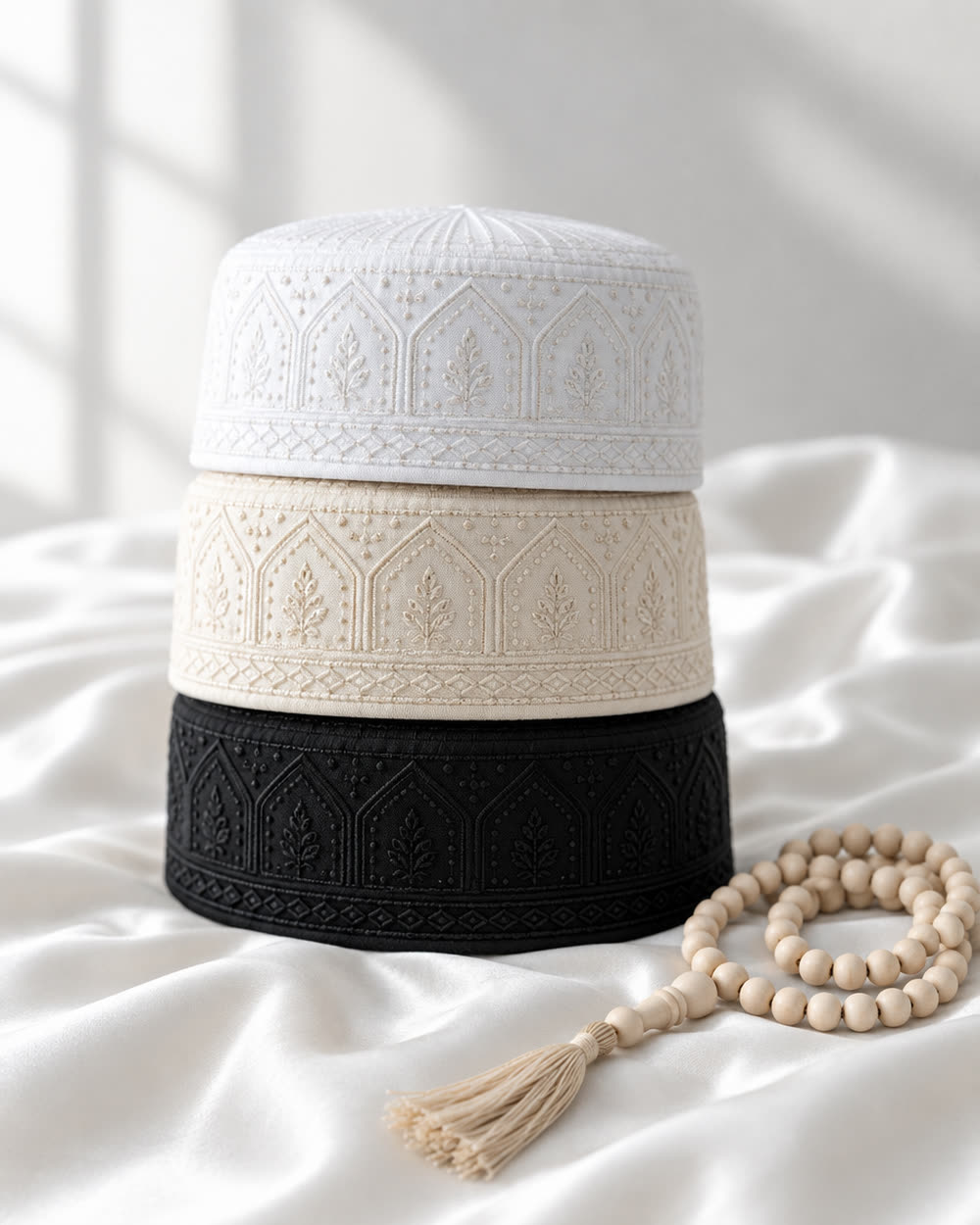 Embroidered topis